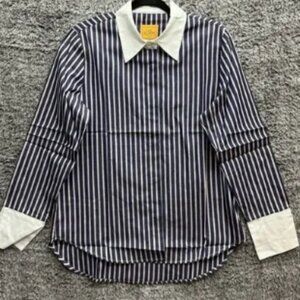 Le Lion Stefania Shirt In Penstripes‎ Size 46 (sample)